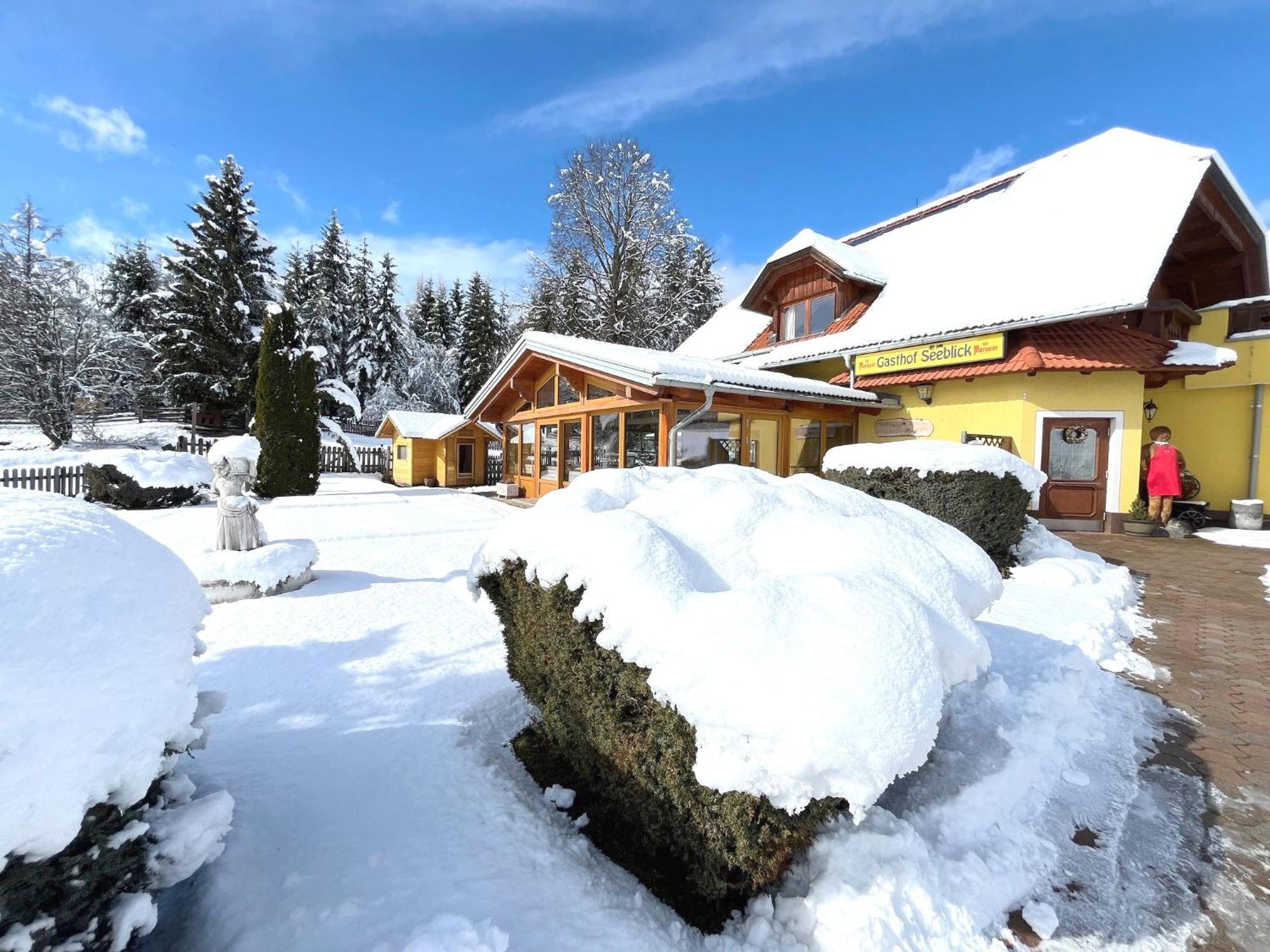 Hotel Gasthof Seeblick Zeutschach Exterior foto