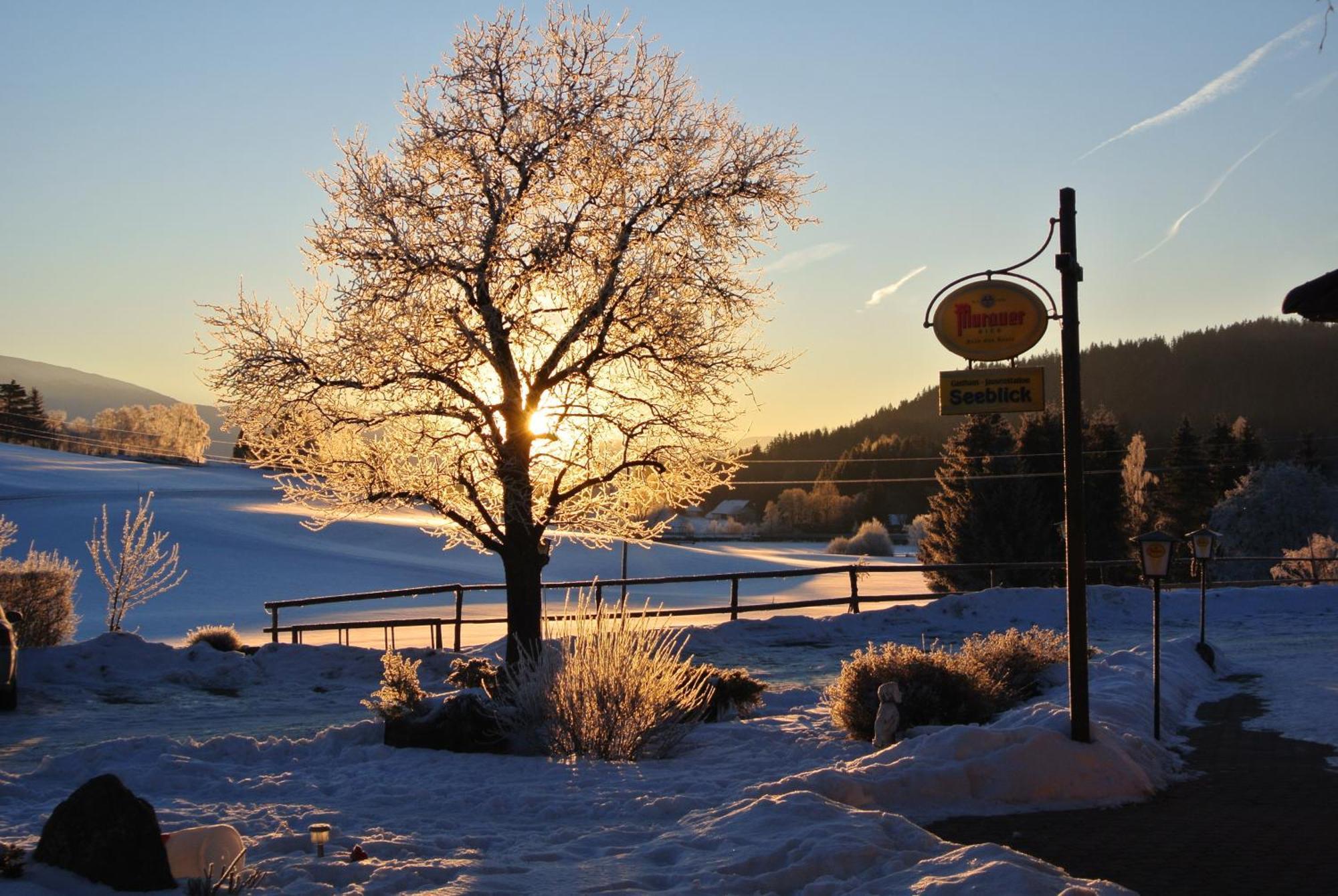 Hotel Gasthof Seeblick Zeutschach Exterior foto